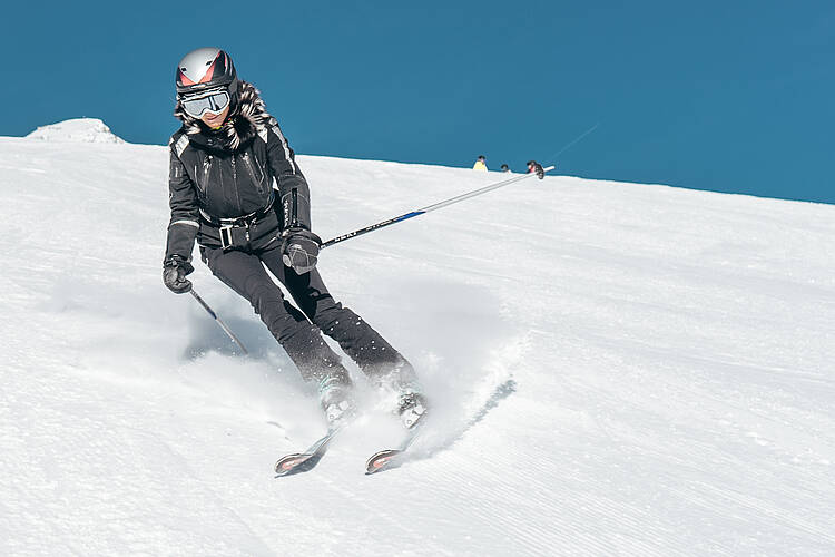 [Translate to Spanish:] skieur sur les pistes